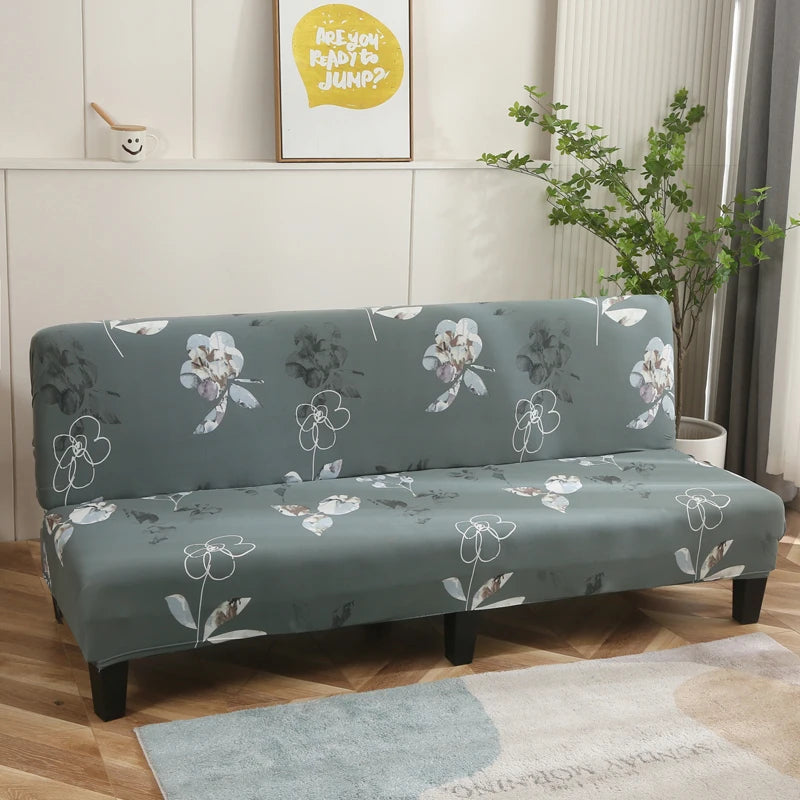 Stretch Printed Sofa Bed Cover | Dust-Proof Furniture Protector