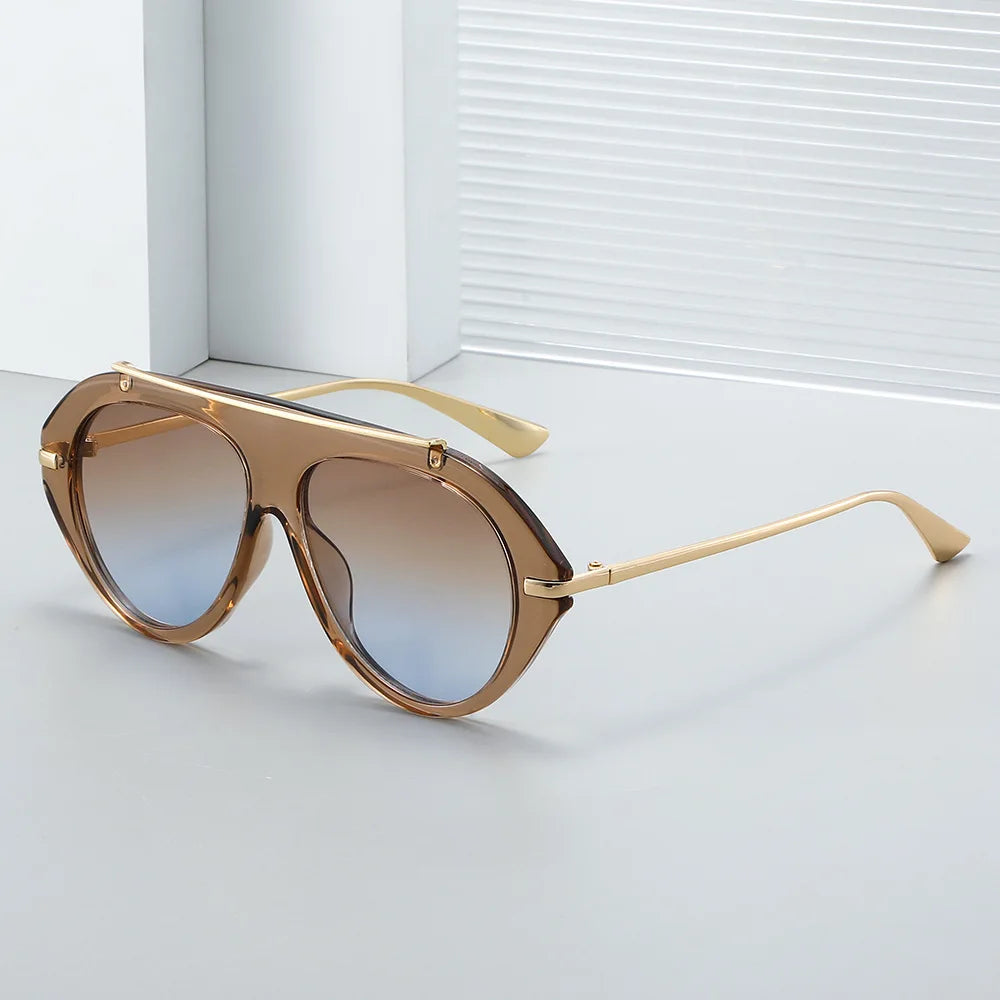Oversized Retro 70s Pilot Sunglasses | Stylish Vintage Shades