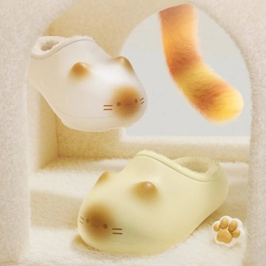 Pantuflas de Felpa Acogedoras para Mujer | Calzado de Invierno con Diseño de Dibujos Animados