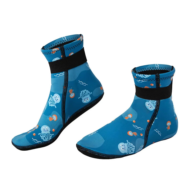 3mm Neoprene Wetsuit Socks for Kids | Non-Slip Swim Booties