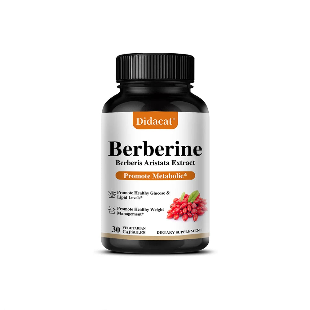 500mg Berberine Dietary Supplement for Metabolism & Weight Management