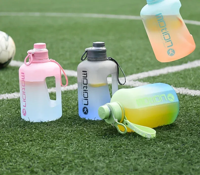 2 Liter Sports Water Bottle with Straw | Large Capacity & Portable