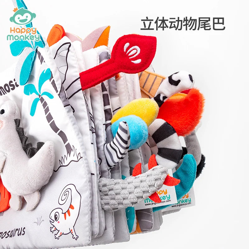 Soft Baby Cloth Animal Book | Engaging Sensory Learning Toy