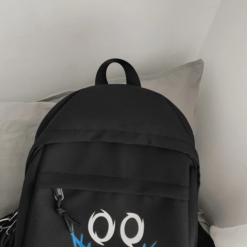Kawaii Large Capacity Pocket Front Backpack | Stylish School Bag