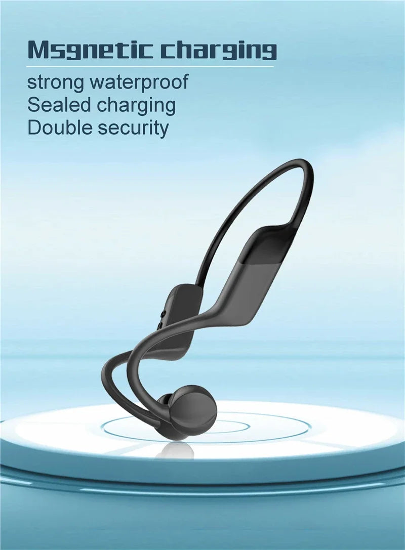 Wireless Bone Conduction Earphones | Waterproof Bluetooth Headphones