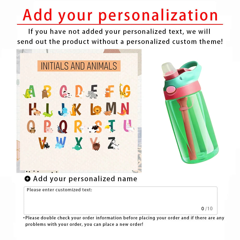 Customizable Children's Water Bottles | Perfect for School & Gifts