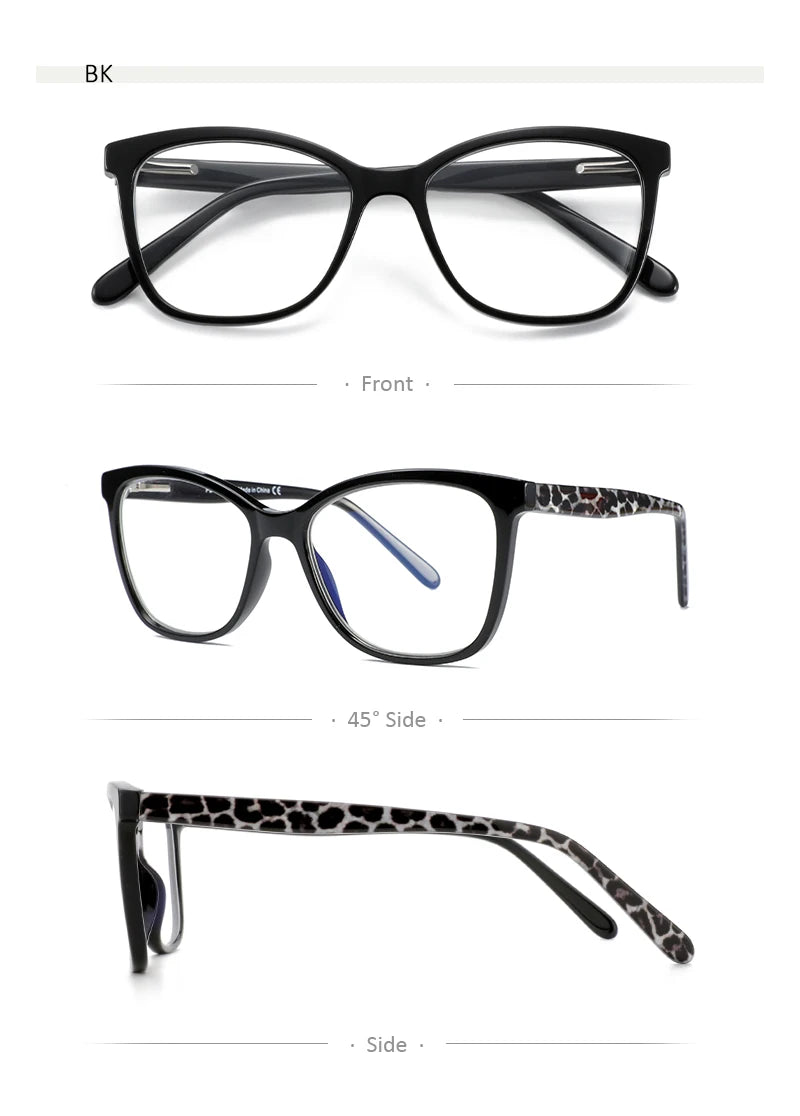 Stylish Women's Prescription Glasses | Progressive Square Acetate Frames