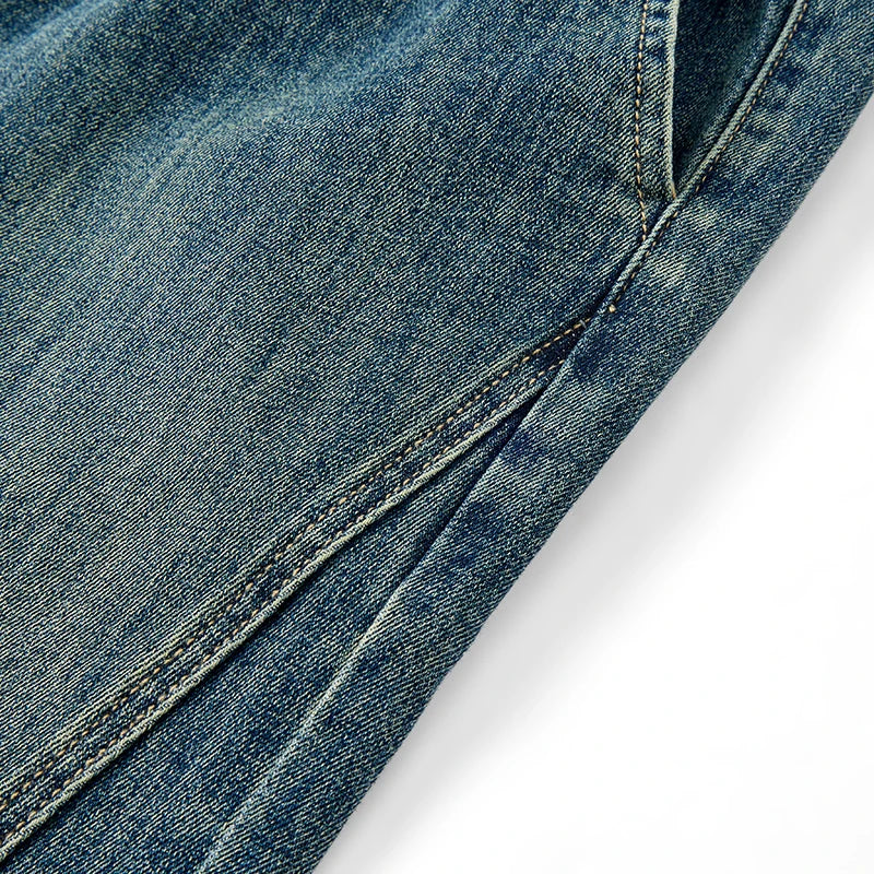 Men's Flared Boot Cut Jeans | Comfortable Vintage Casual Trousers
