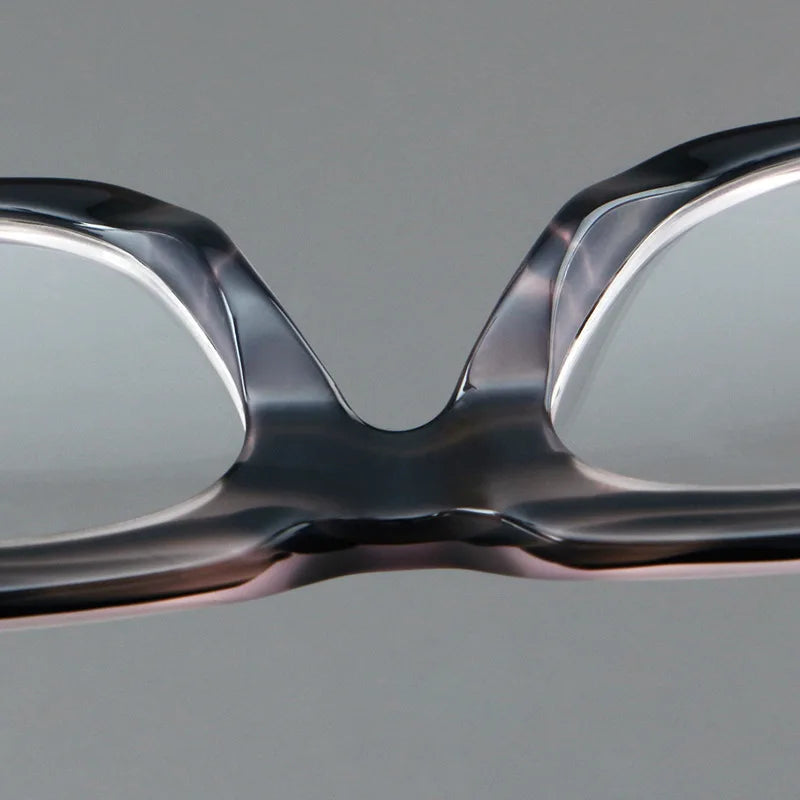 Customizable Retro Geometric Square Anti-Blue Light Eyewear