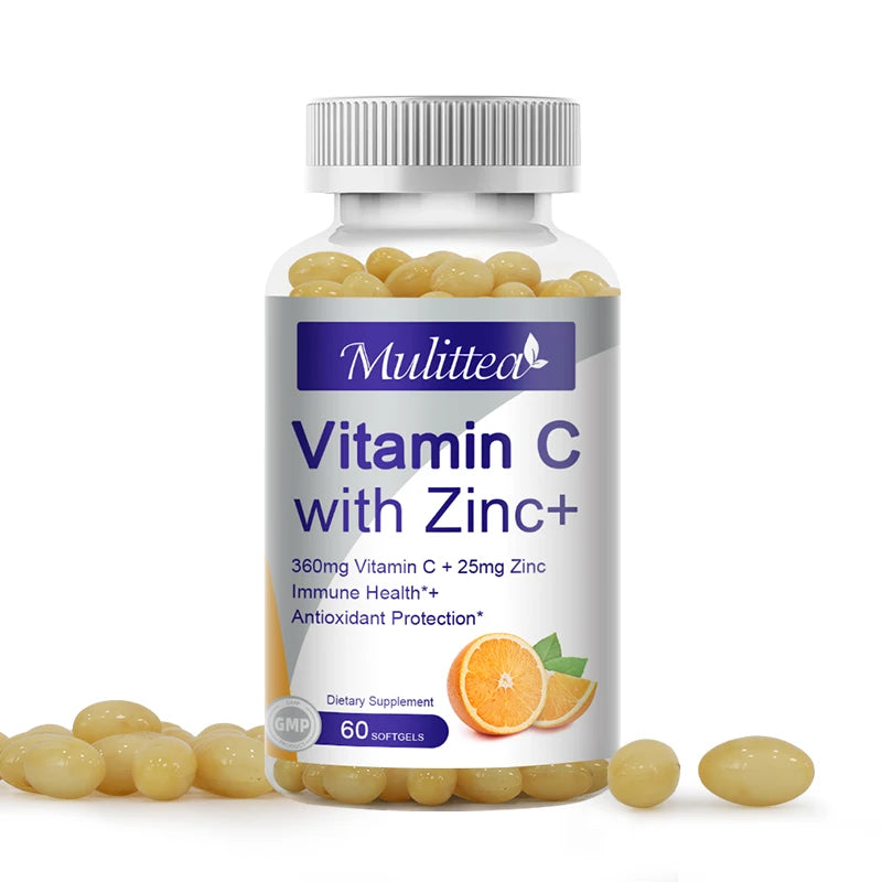 Premium Vitamin C and Zinc Supplements | Boost Energy & Skin Brightening