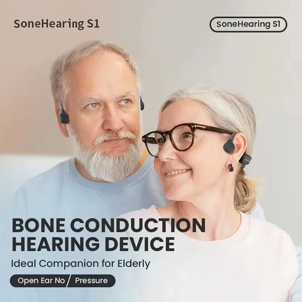 Bluetooth Bone Conduction Hearing Aid | Waterproof Wireless Headset