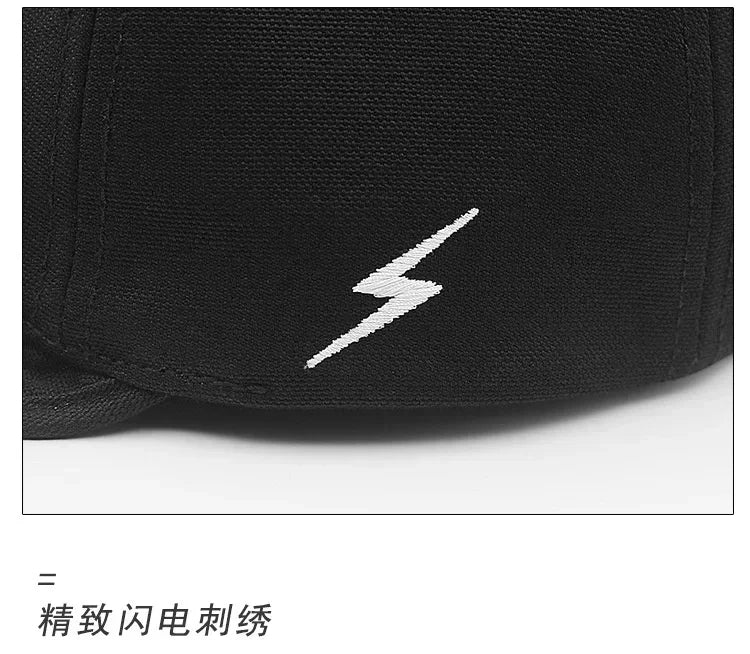 Large Head Up-turn Peak Hiphop Snapback Hat | Unisex Adjustable Cap