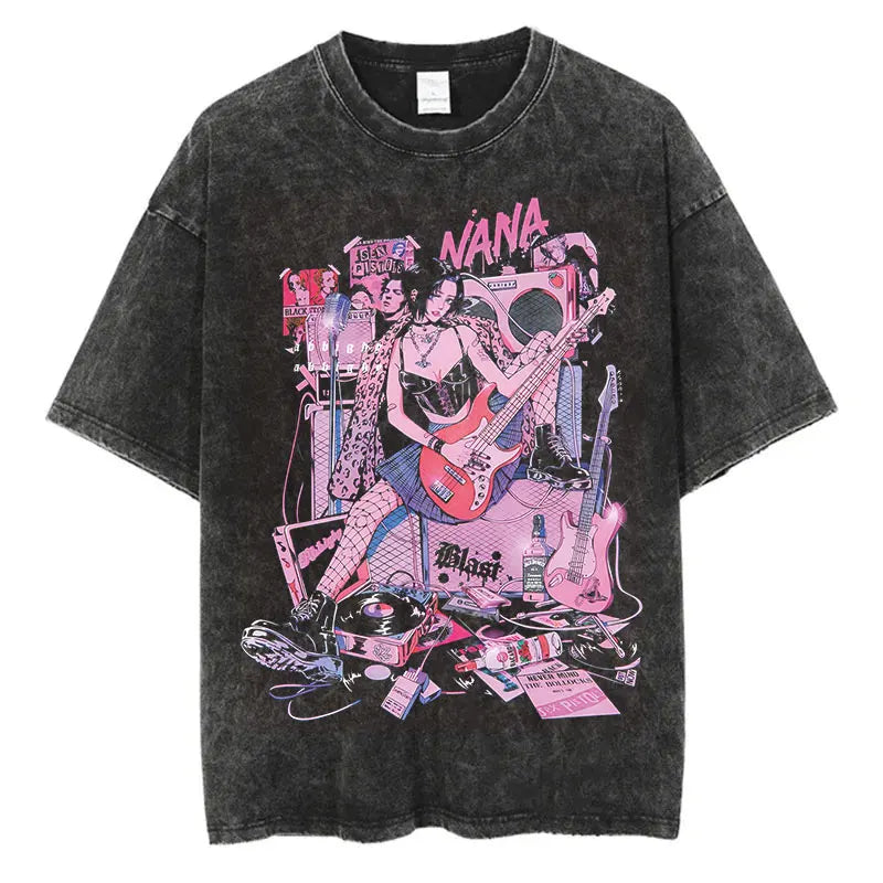 Vintage Anime Graphic T-Shirt | Harajuku Streetwear Summer Style