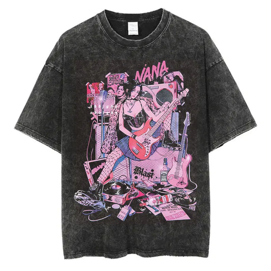 Vintage Anime Graphic T-Shirt | Harajuku Streetwear Summer Style