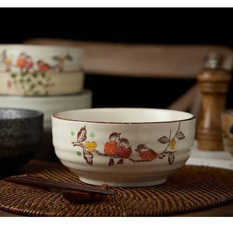 Elegante Bol de Cerámica para Ramen | Perfecto para Sopas y Fideos