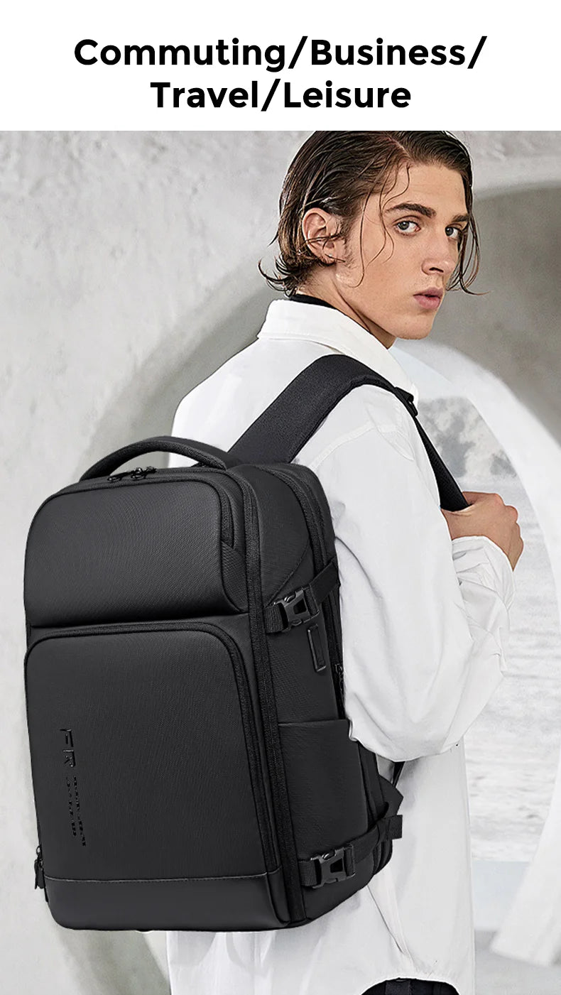 Mochila multicapa para hombre | Versátil para viajes y negocios