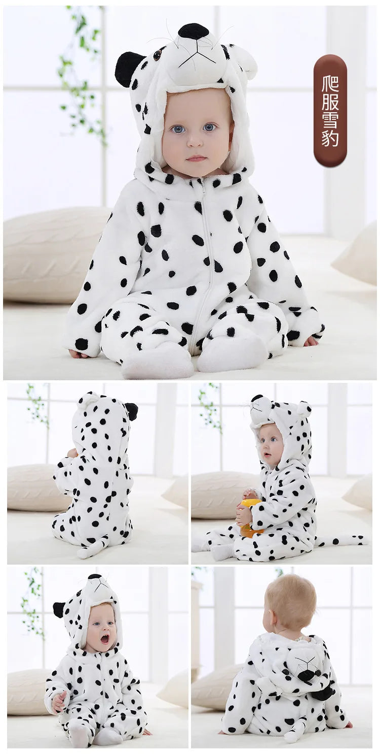 Cozy Baby Rompers | Adorable Winter Hooded Jumpsuits for Kids
