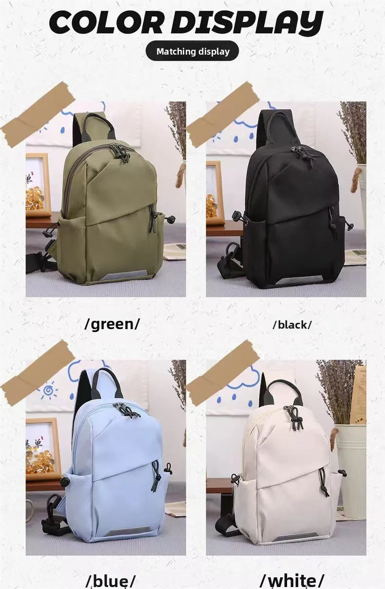 Unisex Korean Style Crossbody Bag | Lightweight & Portable