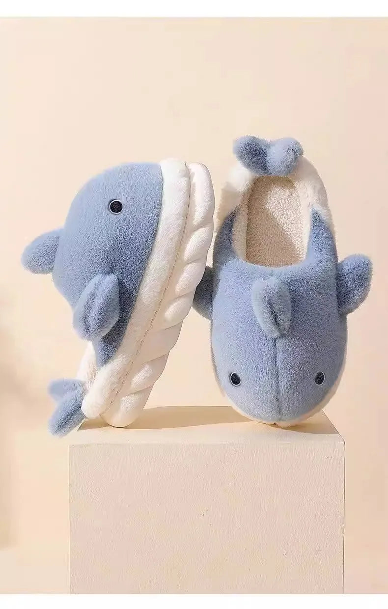 Winter Waterproof Corduroy Cotton Slippers | Cozy Indoor Footwear