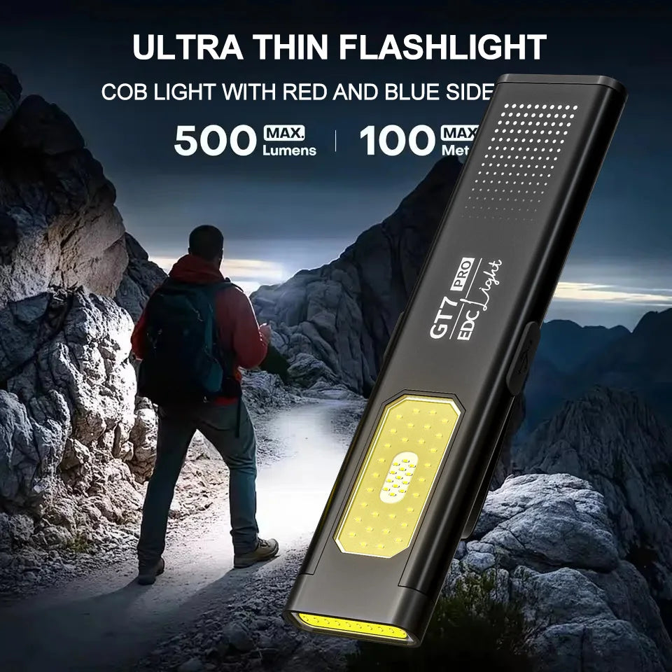 Multi-Functional LED Flashlight | Rechargeable Work Light & Camping Tool