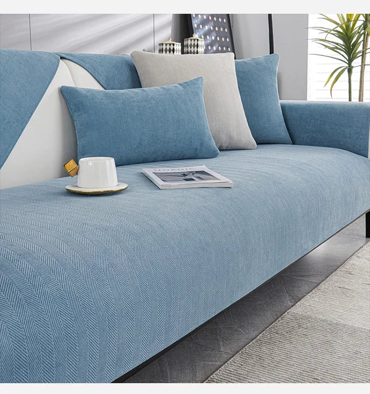 Universal Chenille Fabric Non-Slip Sofa Seat Cover | Home Decor