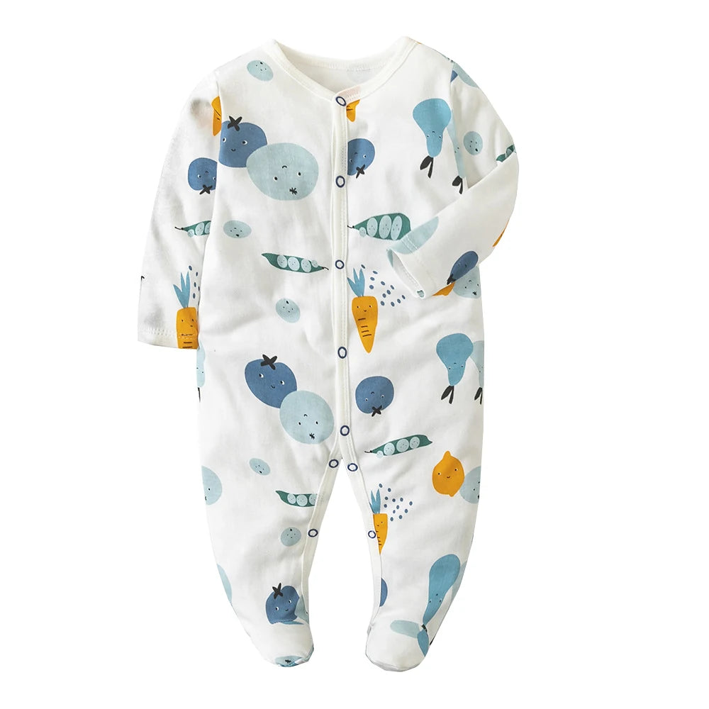 Soft Cotton Long Sleeve Baby Bodysuit | Cozy Outfit for Infants