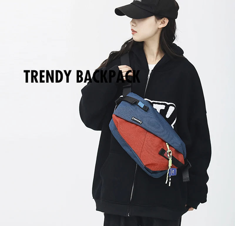 High-Quality Nylon Panelled Crossbody Waist Packs for Travel