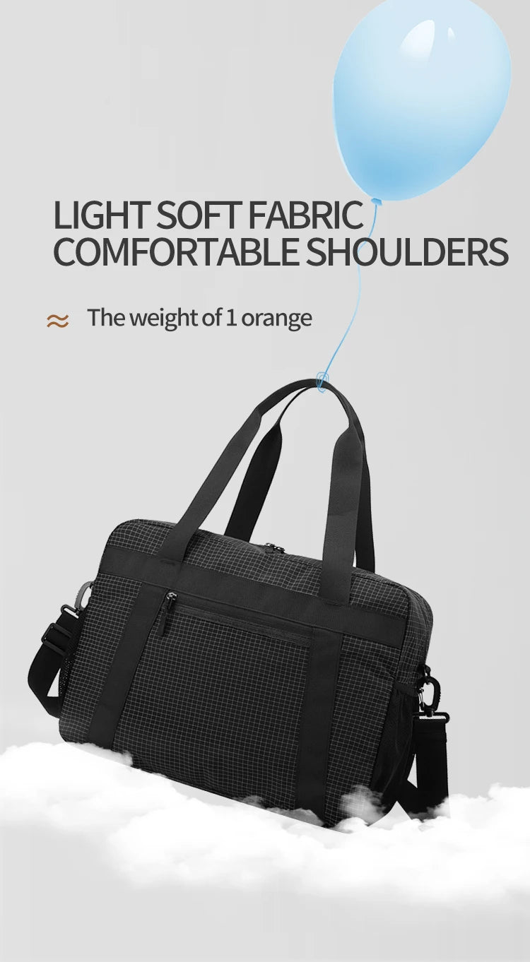 Large Capacity Nylon Tote Bag | Perfect for Travel & Gym