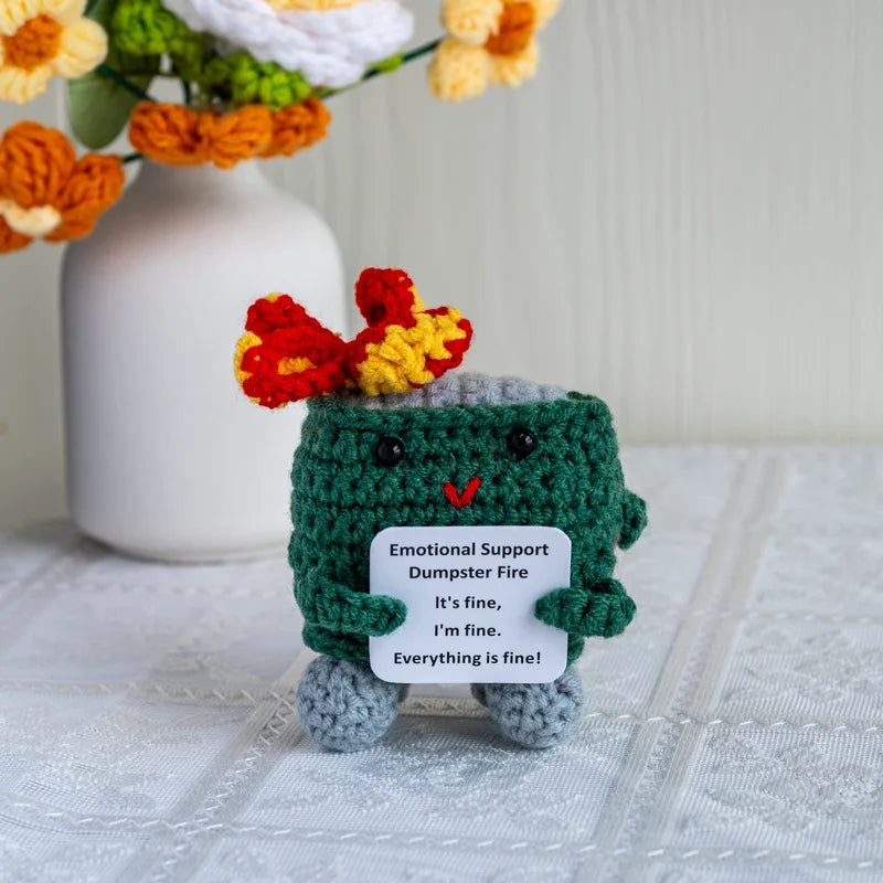Muñeco de tiburón de ganchillo hecho a mano | Regalo de decoración del hogar con energía positiva