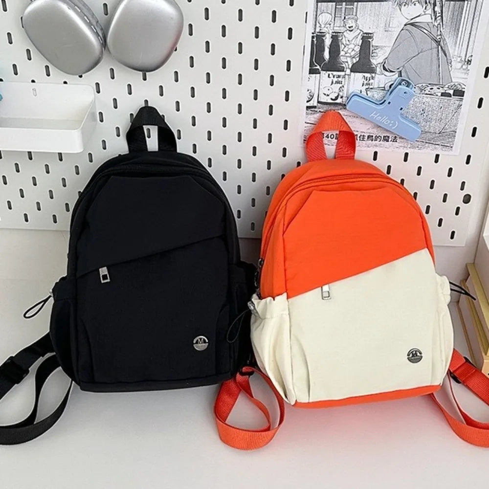 High-Capacity Women's Nylon Backpack | Lightweight Casual Schoolbag