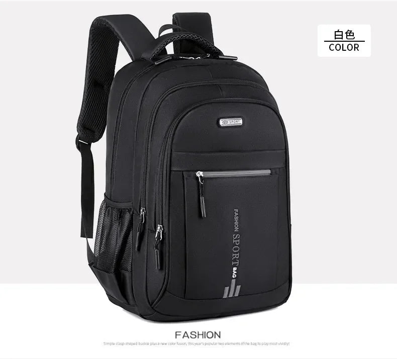 Men's Oxford Waterproof Backpack | Stylish School & Travel Bag