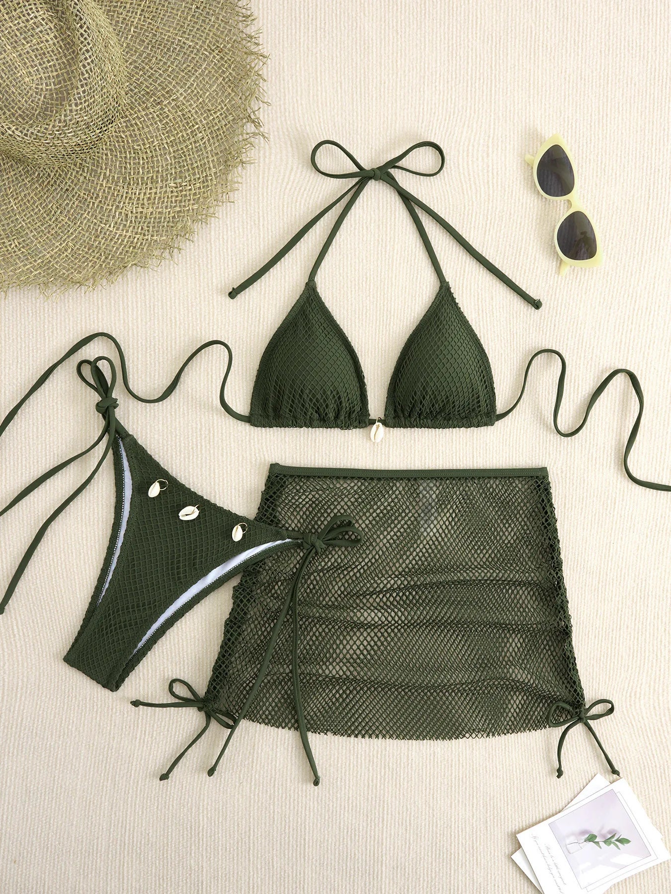 Stylish Three-Piece Bikini Set | Perfect for Beach & Pool Days