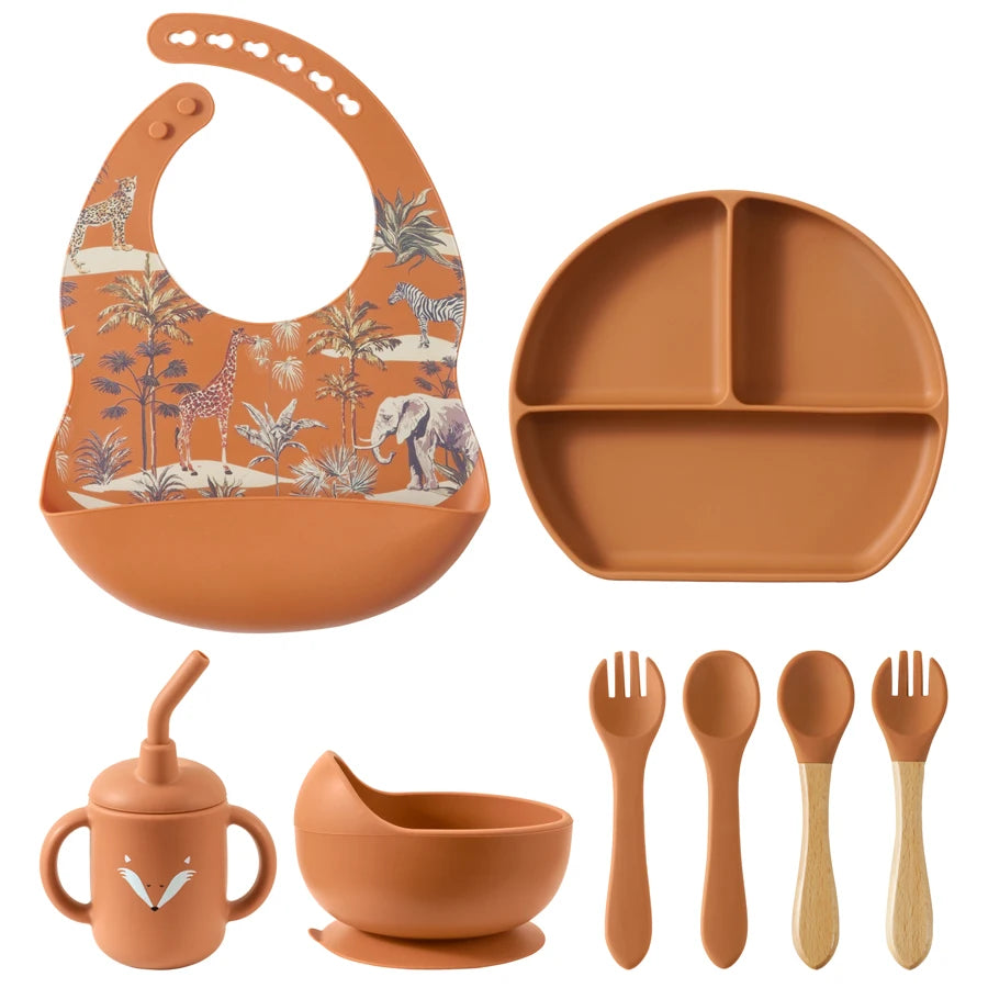 Silicone Baby Dinnerware Set | Safe & Fun Feeding Essentials