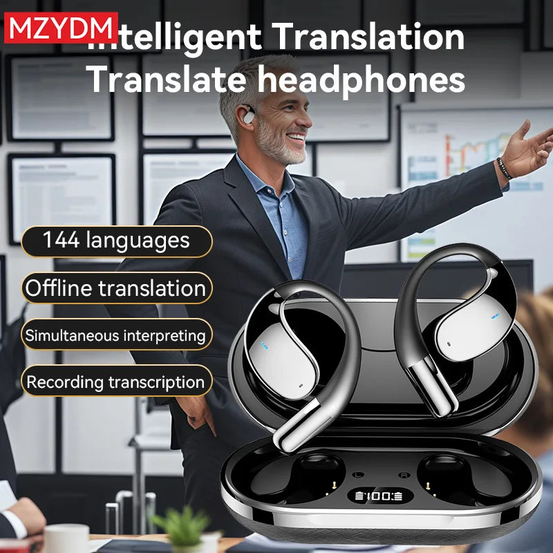 3-in-1 AI Translator Earbuds | Instant Translation & Noise Cancelling