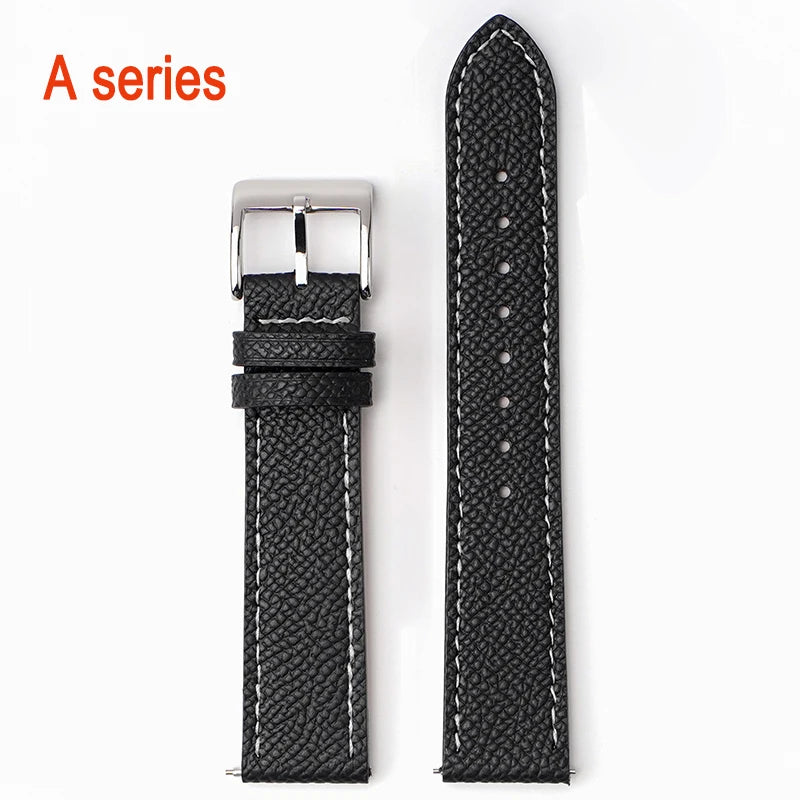 Calfskin Leather Watch Strap | Quick Release, Handmade Design