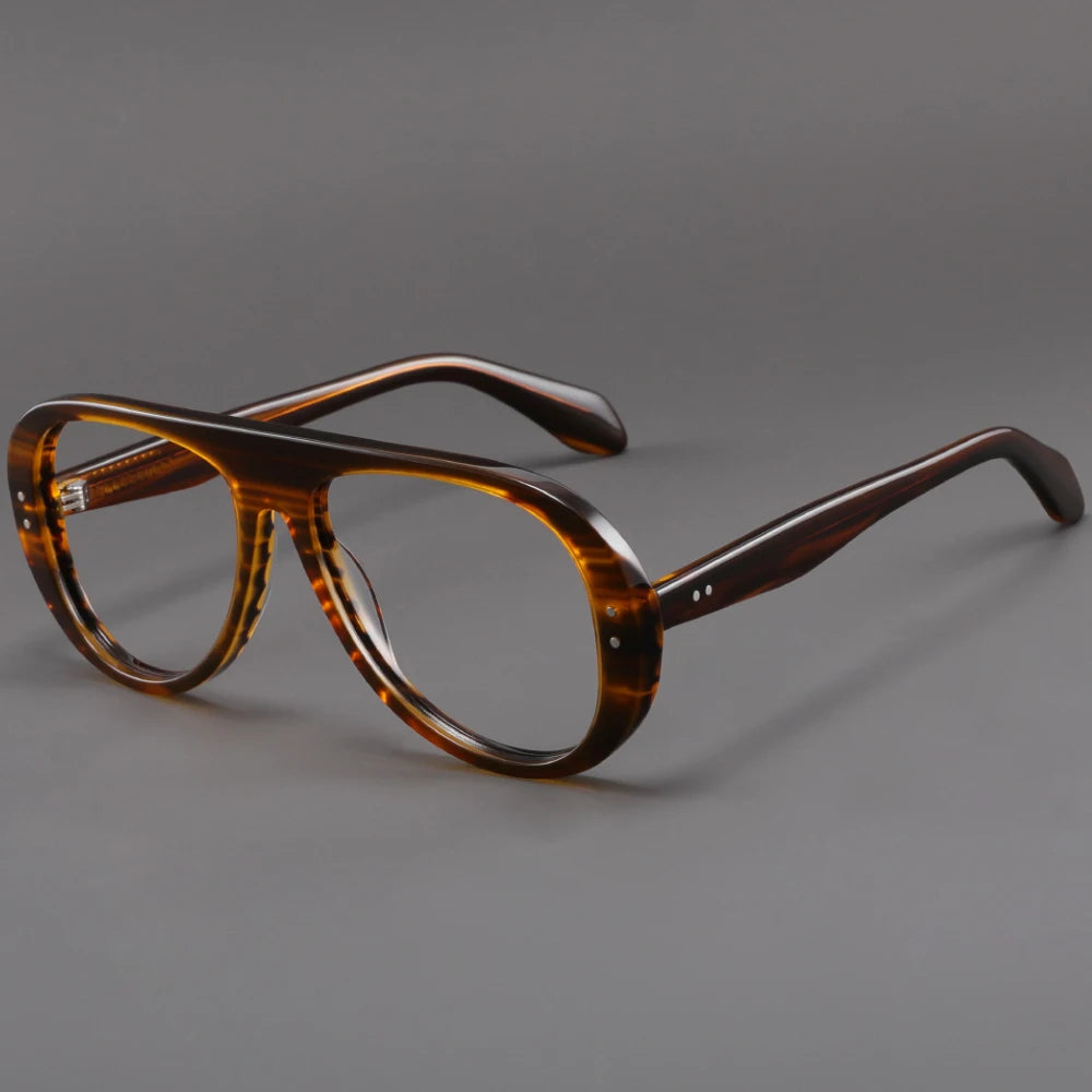 Trendy Acetate Pilot Optical Frames for Stylish Vision