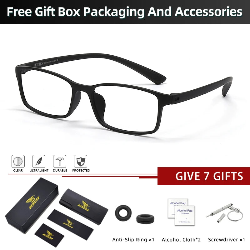 Men's Ultralight Prescription Sports Eyewear | Anti-Blue Ray Glasses
