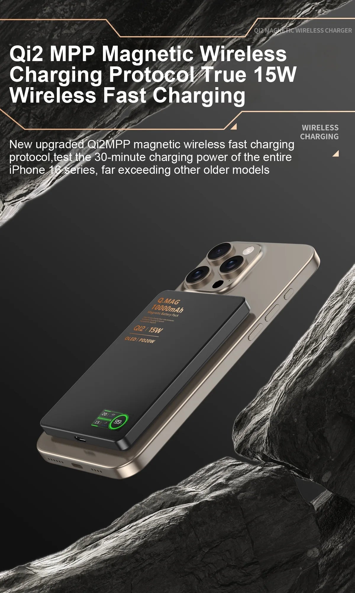 Magnetic Wireless Powerbank | Fast Charging for All Devices