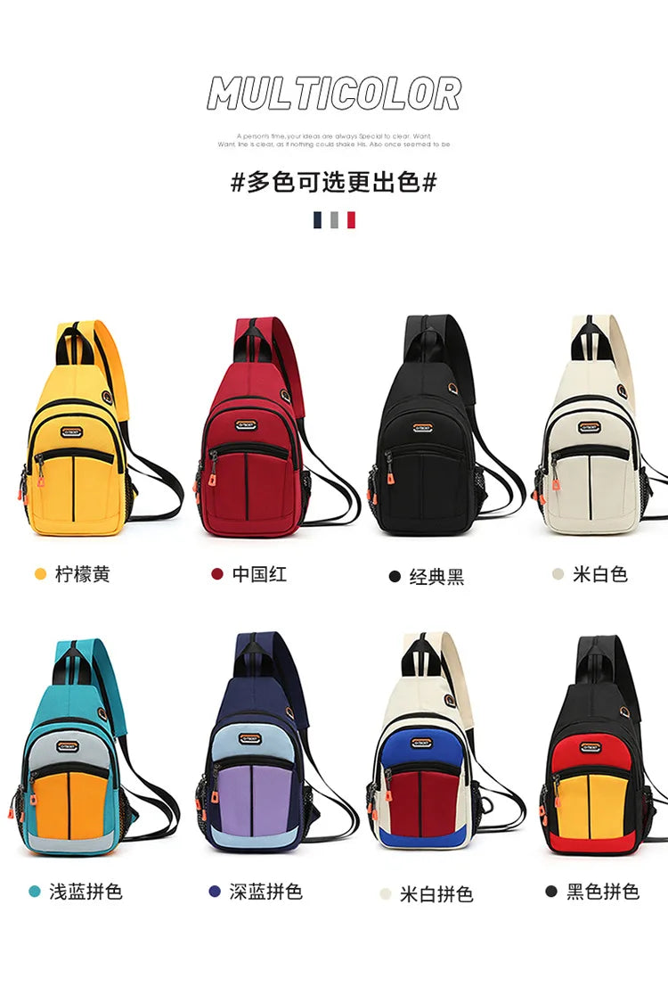 Women's Multifunctional Crossbody Bag | Waterproof Oxford Fabric