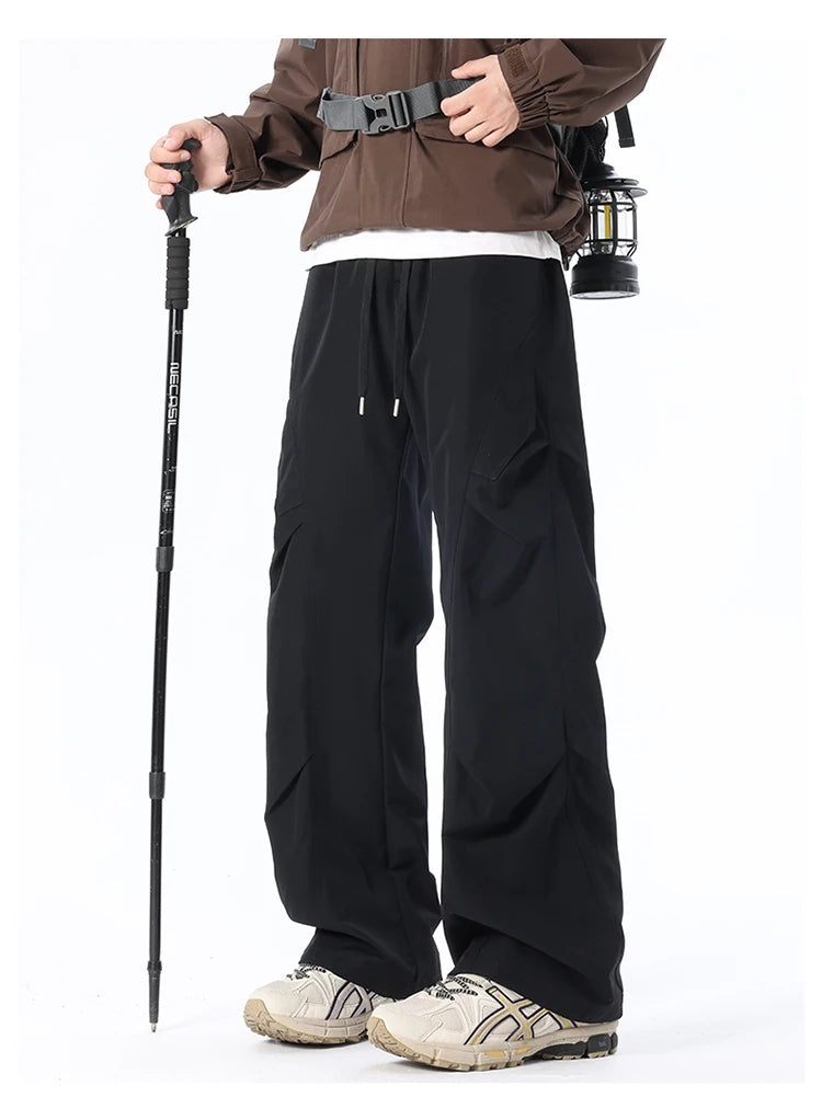Men's Multi-Pocket Cargo Overalls | Stylish Baggy Trousers for Summer