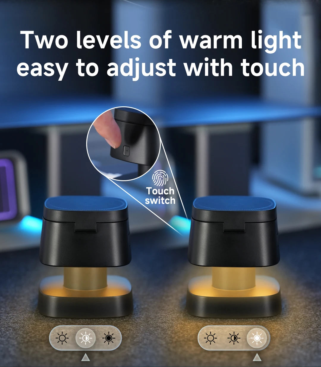 Magnetic 3-in-1 Wireless Charging Station | Fast Charging & Lamp
