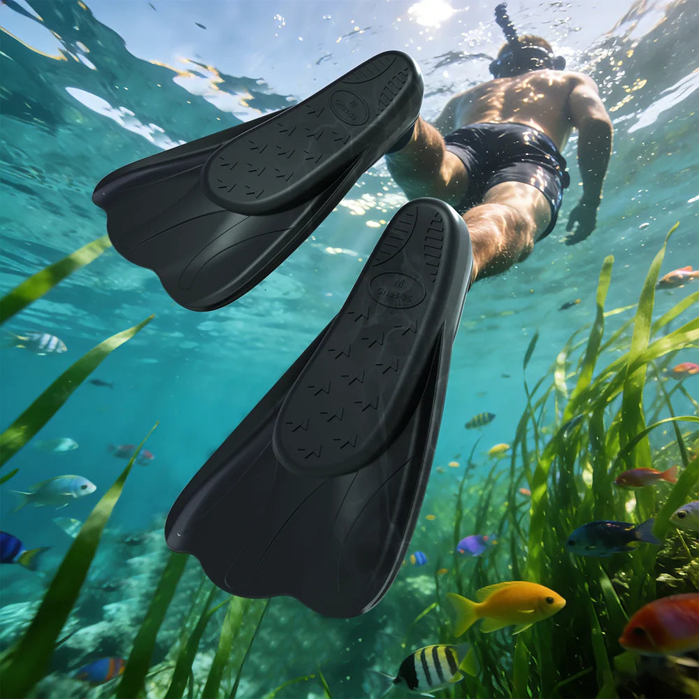 Comfortable Silicone Swimming Fins for Snorkeling & Swimming