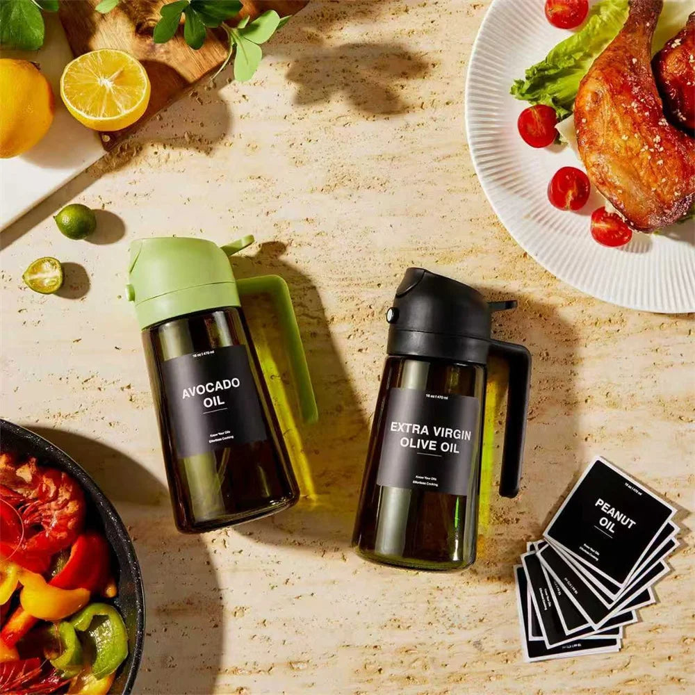 470 ML Oil Sprayer for Cooking | Versatile Olive Oil Dispenser