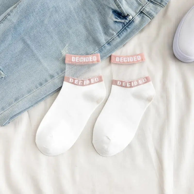 Cute Patterned Cotton Crew Socks for Women | Fun & Stylish Designs