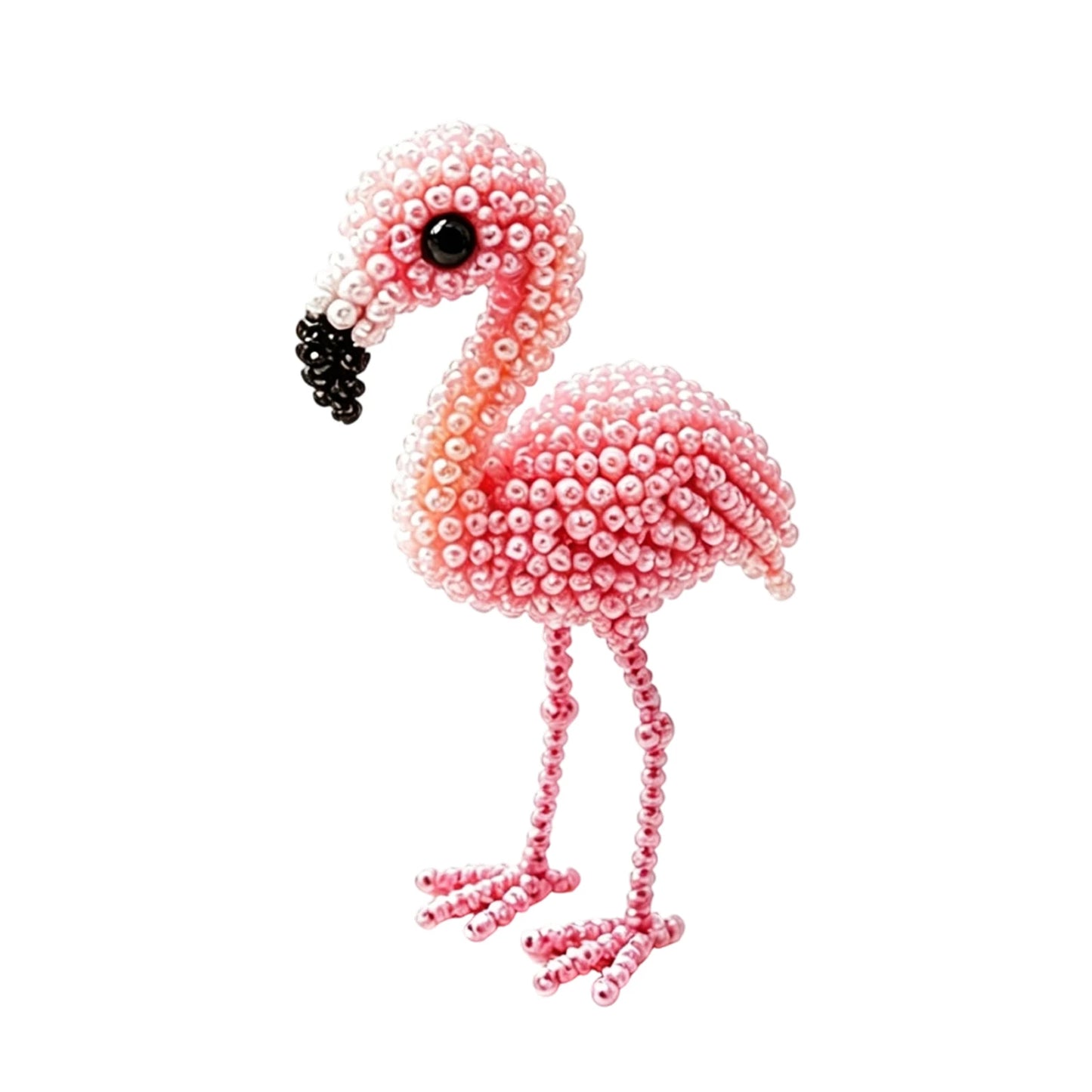 DIY 3D Animals Bead Craft Kit | Colorful Bead Embroidery Set