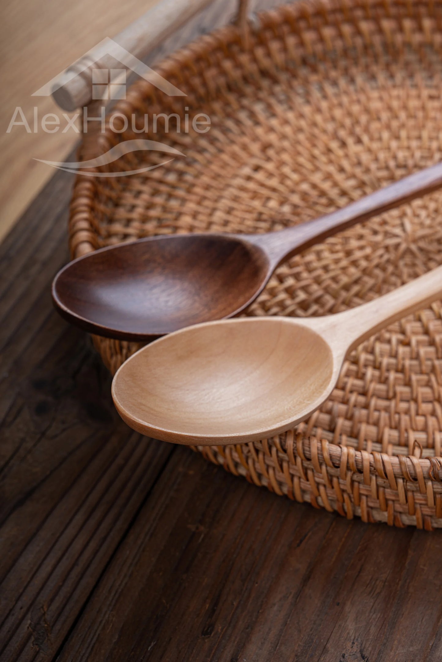 Pack of 6 Natural Wooden Spoons | Eco-Friendly Kitchen Utensils