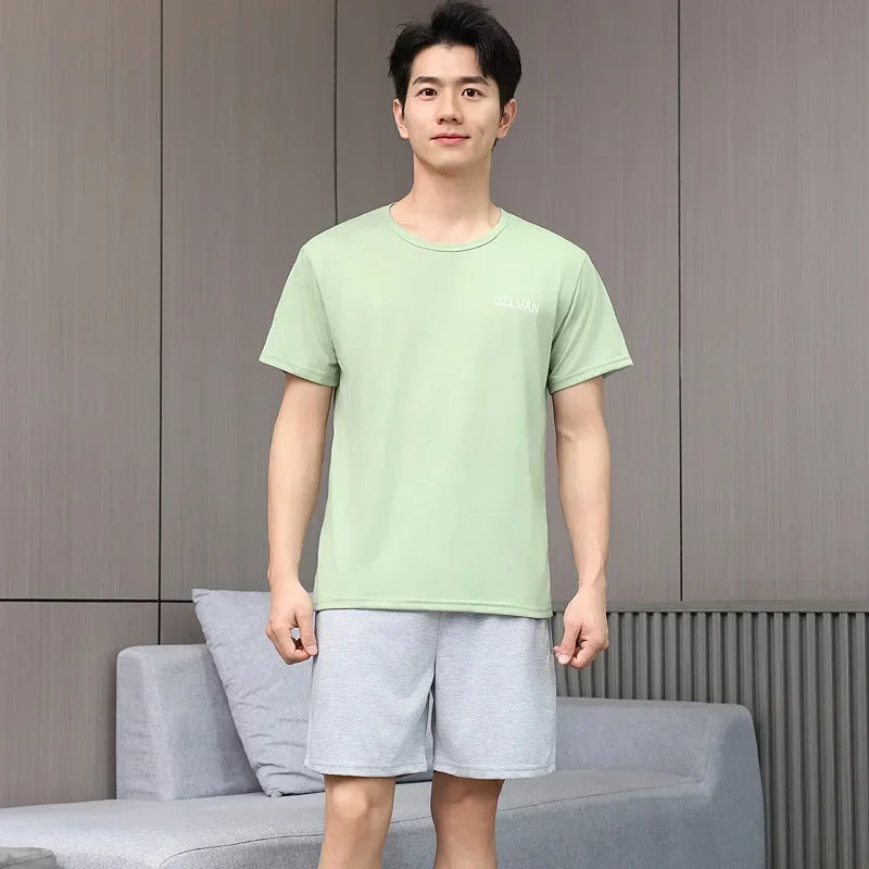 Men's Summer Pajamas | Cool & Comfortable Short-Sleeve Sleepwear