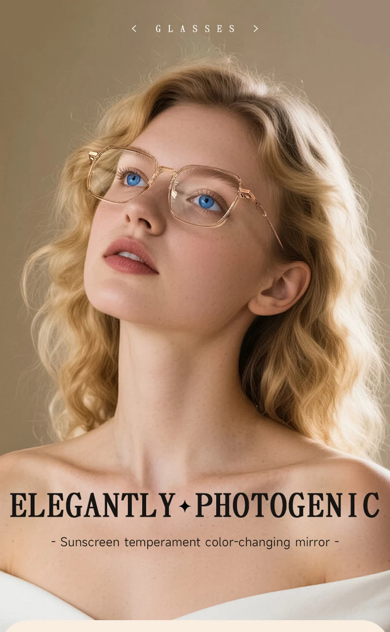 Elegant Photochromic Anti-Blue Light Glasses for Every Occasion