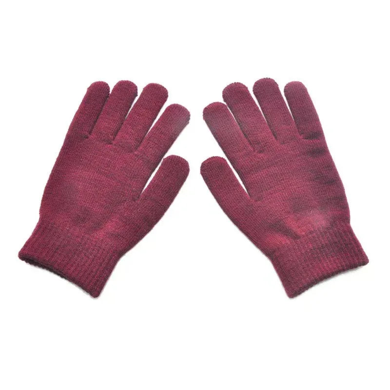 Colorful Women's Winter Gloves | Fleece-Lined Comfort Set