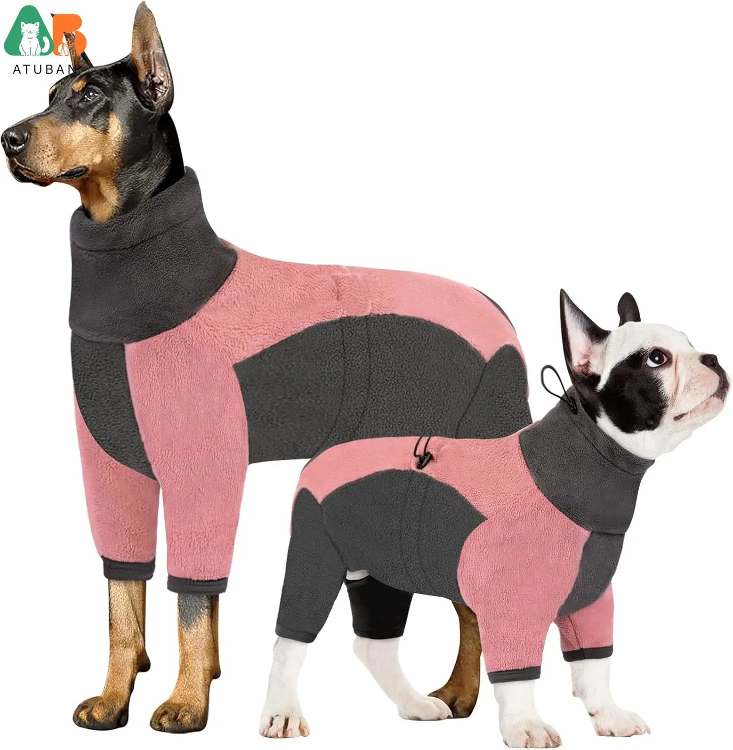 Dog Winter Coat | Warm Pullover Fleece Pajamas for Cold Weather